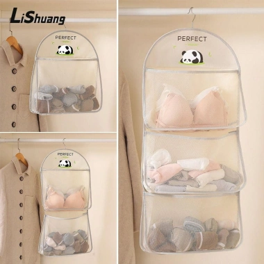 Túi đựng tất LISHUANG lưới gấu trúc - Tiết kiệm không gian, 33.372₫