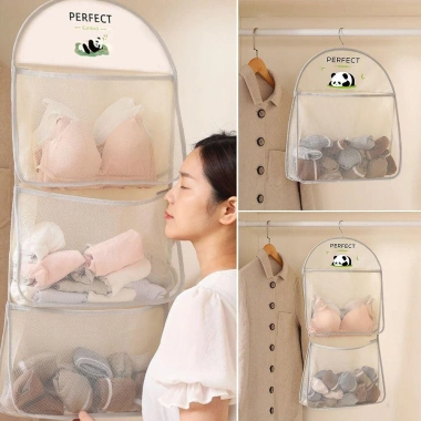Túi đựng tất LISHUANG lưới gấu trúc - Tiết kiệm không gian, 33.372₫ 6