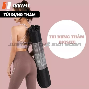 Túi đựng thảm yoga JUSTFIT big size chứa thảm dày 10mm Giá chỉ 19.000đ 2 Túi đựng thảm yoga JUSTFIT big size chứa thảm dày 10mm Giá chỉ 19.000đ 2