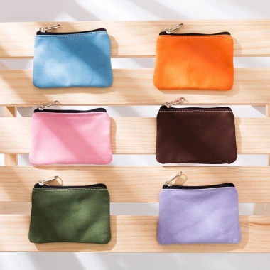 Túi Đựng Thẻ Tiền Xu Cotton Canvas Nhỏ Gọn Xinh Xắn Giá 27.063 VND