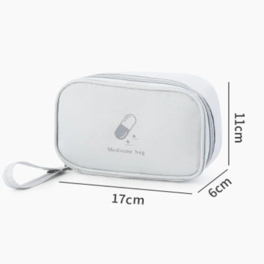 Túi đựng thuốc KANNERT, bộ sơ cứu đa màu hồng xanh xám, nhiều lớp dung tích lớn, giảm 18%