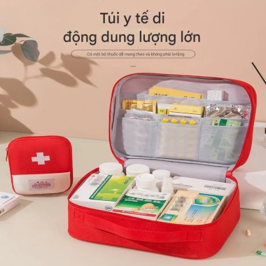 Túi Đựng Thuốc Nhiều Ngăn Du Lịch KLAUD - Dụng Cụ Y Tế Di Động, Đựng Đồ Cá Nhân
