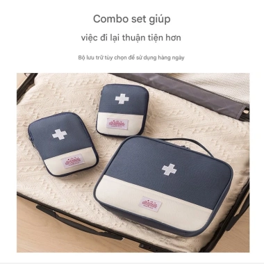 Túi Đựng Thuốc Nhiều Ngăn Du Lịch KLAUD - Dụng Cụ Y Tế Di Động, Đựng Đồ Cá Nhân 4 Túi Đựng Thuốc Nhiều Ngăn Du Lịch KLAUD - Dụng Cụ Y Tế Di Động, Đựng Đồ Cá Nhân 4