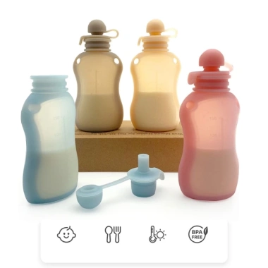 Túi đựng trẻ em DASSBSUG chống rò rỉ, dung tích 150ml, có thể đổ lại - 115.020₫
