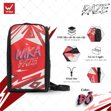 Túi Đứng Wika Raze Chính Hãng - Túi Đeo Chéo Thể Thao Đa Dụng Đựng Giày, Nhỏ Gọn Cao Cấp, Giá 120.000₫