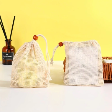 Túi đựng xà phòng tạo bọt 100% cotton EE886 - Giá 6.900₫, mềm mại, bảo quản xà phòng