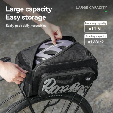 Túi Đựng Xe Đạp Rockbros 11.6L Gập Lại, Điều Chỉnh, Phù Hợp MTB và Đường Bộ 4 Túi Đựng Xe Đạp Rockbros 11.6L Gập Lại, Điều Chỉnh, Phù Hợp MTB và Đường Bộ 4