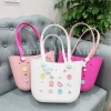 Túi EVA thời trang đi biển mùa hè không thấm nước, kèm charm - chỉ 169k 3