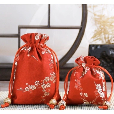 Túi Gấm Hoa Anh Đào - Thiết kế sang trọng, giá chỉ 15.000đ, giảm từ 18.600đ