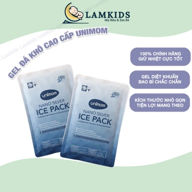 Túi Gel Đá Khô Unimom UM871.857 - Diệt Khuẩn, Giữ Lạnh 8h, Giá 34.000₫