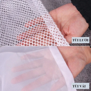Túi giặt 2 lớp lưới polyester bảo vệ quần áo - Giá 21.400 VND, giảm mạnh 6 Túi giặt 2 lớp lưới polyester bảo vệ quần áo - Giá 21.400 VND, giảm mạnh 6
