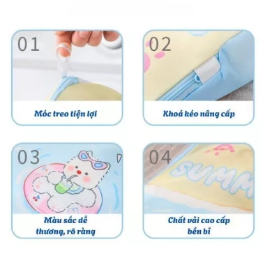 Túi giặt 3 chiều – Set hoạ tiết dễ thương, đa năng giặt quần áo, lót – 35k 7 Túi giặt 3 chiều – Set hoạ tiết dễ thương, đa năng giặt quần áo, lót – 35k 7