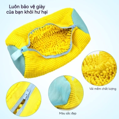 Túi giặt Babyboom polyester có đệm lưới và khóa kéo - Bảo vệ form giày, 85.000 VND 3 Túi giặt Babyboom polyester có đệm lưới và khóa kéo - Bảo vệ form giày, 85.000 VND 3