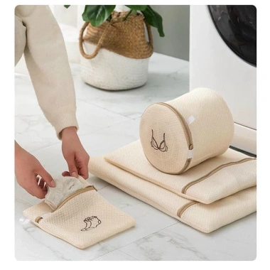 Túi giặt đồ 3 lớp cao cấp, lưới thêu phân loại, tiện lợi gia đình - 22.000₫ 3
