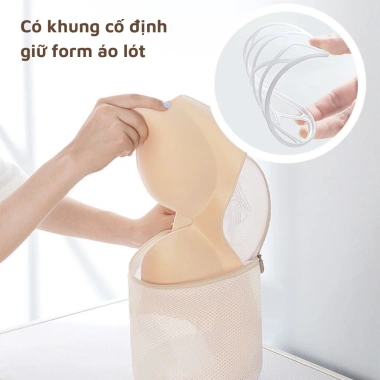 Túi giặt đồ 3 lớp cao cấp, lưới thêu phân loại, tiện lợi gia đình - 22.000₫ 7