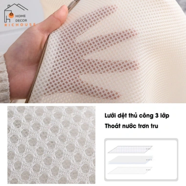 Túi Giặt Đồ 3 Lớp TRENDY - Lưới Bảo Vệ Quần Áo, Khóa Kéo Ngăn Co Dãn, 23.000 VND 2 Túi Giặt Đồ 3 Lớp TRENDY - Lưới Bảo Vệ Quần Áo, Khóa Kéo Ngăn Co Dãn, 23.000 VND 2
