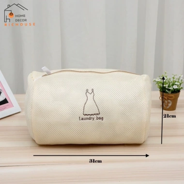 Túi Giặt Đồ 3 Lớp TRENDY - Lưới Bảo Vệ Quần Áo, Khóa Kéo Ngăn Co Dãn, 23.000 VND