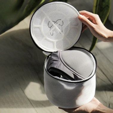 Túi giặt đồ máy giặt 3 lớp HappyHome - Lưới lót khóa kéo không co giãn, giá 28,420₫ 6