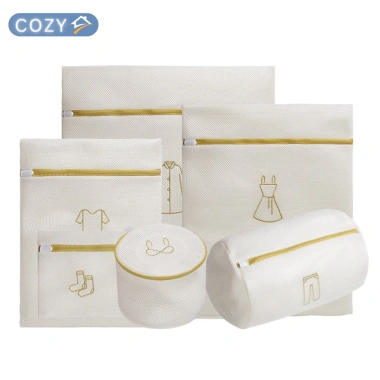 Túi giặt đồ máy giặt 3 lớp lưới khóa kéo bảo vệ quần áo không rối không co dãn 36.000₫ 8