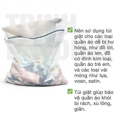 Túi Giặt Ga và Đồ Lụa Dày Đệm, Khóa Kéo Vải Bảo Vệ Chăn Ga - Giá 22.000₫ 5 Túi Giặt Ga và Đồ Lụa Dày Đệm, Khóa Kéo Vải Bảo Vệ Chăn Ga - Giá 22.000₫ 5
