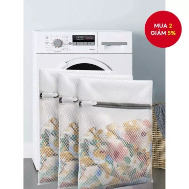 Túi giặt lưới 3 gói 30x40cm Bảo vệ quần áo, đồ lót tinh tế, giá ưu đãi 51.840 VND