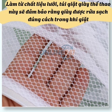 Túi Giặt Lưới Bảo Vệ Giày – Đa Size Không Biến Dạng, Chống Rối, Chố – 69.000đ 3