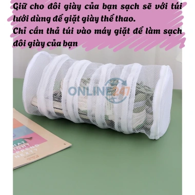 Túi Giặt Lưới Bảo Vệ Giày – Đa Size Không Biến Dạng, Chống Rối, Chố – 69.000đ 8