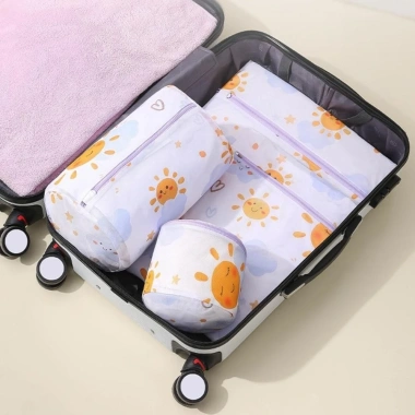 Túi Giặt Lưới UUMIR Gập Lại - In Di Động, Thích Hợp Máy Giặt & Du Lịch 4 Túi Giặt Lưới UUMIR Gập Lại - In Di Động, Thích Hợp Máy Giặt & Du Lịch 4