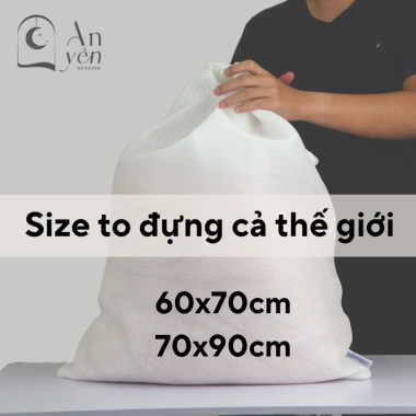 Túi Giặt ProMesh 4D+ Cao Cấp Size Lớn 60x70 và 70x90 - An Yên Bedding, Túi Lưới Đa Lớp Giảm Giá 264k