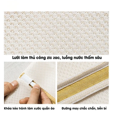 Túi Giặt Quần Áo GoMarket Chống Rối, Chống Giãn, Khóa Kéo Chắc Chắn 36.000 VNĐ