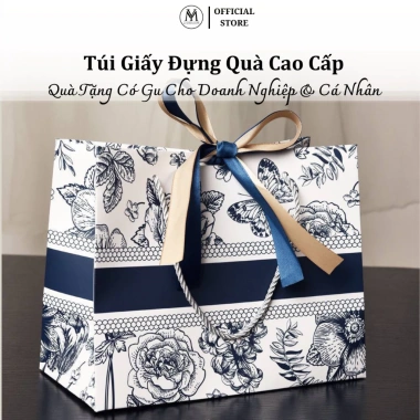 Túi Giấy Cứng Cao Cấp Đựng Quà Sinh Nhật Người Yêu, Nhiều Size, Nơ Tiện Lợi 5
