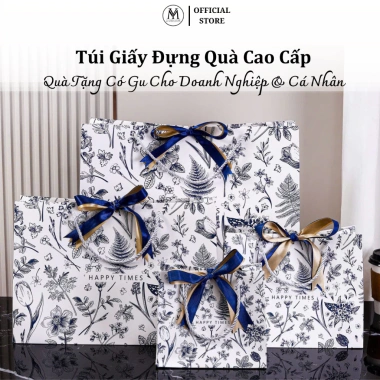 Túi Giấy Cứng Cao Cấp Đựng Quà Sinh Nhật Người Yêu, Nhiều Size, Nơ Tiện Lợi 8