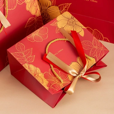 Túi giấy DANY Tết hoa mai có nơ, ruy băng sang trọng, chất liệu dày dặn - chỉ 20.000 VND 6 Túi giấy DANY Tết hoa mai có nơ, ruy băng sang trọng, chất liệu dày dặn - chỉ 20.000 VND 6
