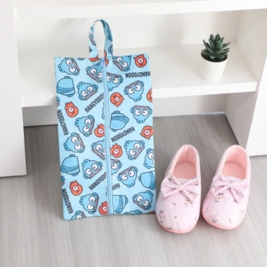 Túi Giày Dễ Thương Di Động Du Lịch Kuromi Chống Bụi Bảo Quản Không Dệt 8