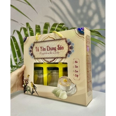 Túi giấy đựng 6 hũ yến 70ml có khay và quai xách - Giá chỉ 21.999đ 5