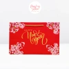 Túi giấy đựng giỏ quà Tết đỏ, lẵng quà 42x27x25cm giấy ivory dày - Menystore 32.000₫ 4