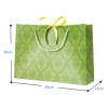 Túi giấy đựng quà màu matcha họa tiết sang trọng kèm ruy băng - Giá chỉ 12.545₫ 3
