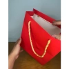 Túi giấy đựng quà tặng màu đỏ trơn – giấy dày cứng cáp, quai xỏ – Túi quà Tết 5