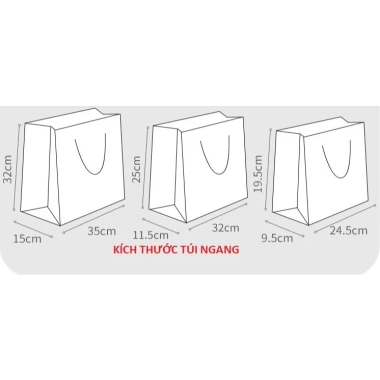 Túi giấy đựng quà Tết họa tiết hoa gấm - Giá chỉ 14.900đ, chất liệu bền, thiết kế sang trọng