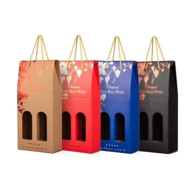 Túi Giấy Đựng Rượu Vang Mẫu Chùm Nho - Hộp Giấy Sang Trọng, Giá Giảm 17.000₫ 2