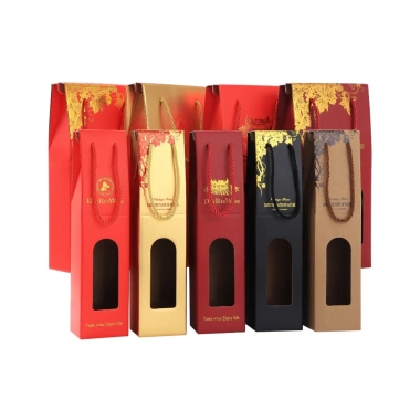 Túi Giấy Đựng Rượu Vang Mẫu Chùm Nho - Hộp Giấy Sang Trọng, Giá Giảm 17.000₫ 3