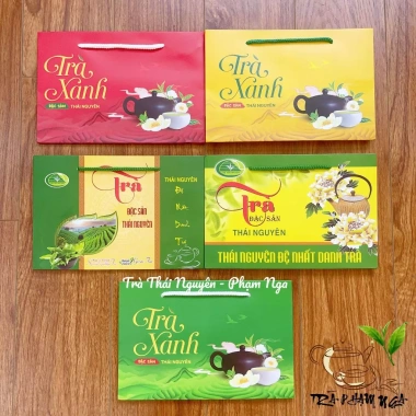Túi Giấy Đựng Trà Thái Nguyên Sang Trọng - Quà Tặng Trà Phạm Nga, Giá 11.999đ 2