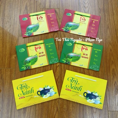 Túi Giấy Đựng Trà Thái Nguyên Sang Trọng - Quà Tặng Trà Phạm Nga, Giá 11.999đ 6