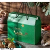 Túi giấy hộp quà tặng trà cao cấp màu xanh 2 kích thước - Trà Phạm Nga, giảm còn 59.999₫