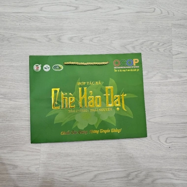 Túi giấy HTX Chè Hảo Đạt Đệm mịn chịu lực Giá 15.000đ giảm từ 19.500đ 6