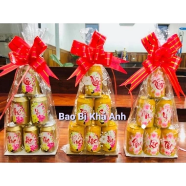 Túi Giấy Kiếng Gói Quà Tết 2.024 Hoa Văn Chấm Bi Trong Suốt - Đa Kích Thước 30x40‑80x120, Giá 50k (Giảm từ 61k)