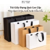 Túi giấy Kraft đựng quà tặng Yuanming - nhiều kích thước, quai vải, giá chỉ 19.000₫
