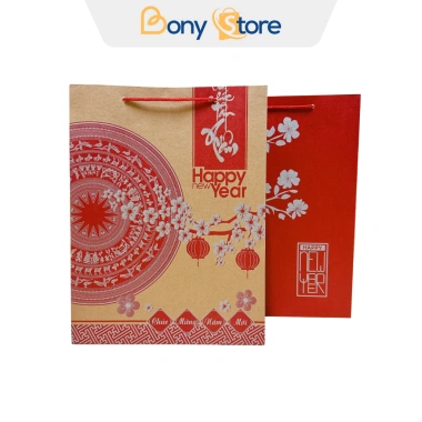 Túi giấy kraft đựng quà Tết - Túi quà tặng Chúc mừng năm mới, chỉ 13.000đ 6