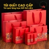 Túi giấy kraft hoa gạ 4 màu Đựng quà Tết - Sinh nhật - Noel chỉ 15.000đ