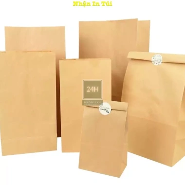 Túi Giấy Kraft Xi Măng Không Quai Đa Cỡ Đóng Gói Hàng Hoá & Thực Phẩm, Giá Ưu Đãi 72.345 VND 6